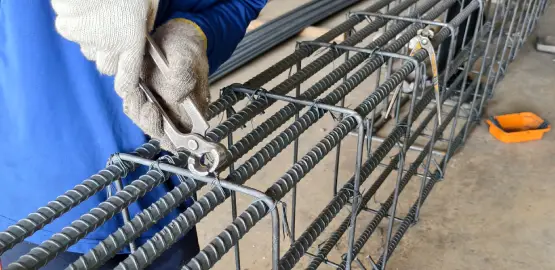 เหล็กฐานราก ฟุตติ้ง ผูกสำเร็จ เหล็กร่มเกล้า